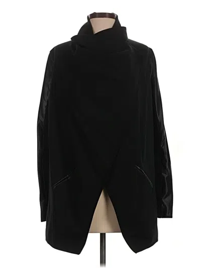 Pre-owned Spanx Coat In Black