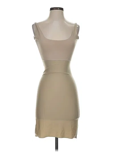 Pre-owned Spanx Cocktail Dress In Tan