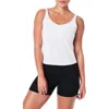 Spanx Contour Rib Shelf Tank In Vivid White