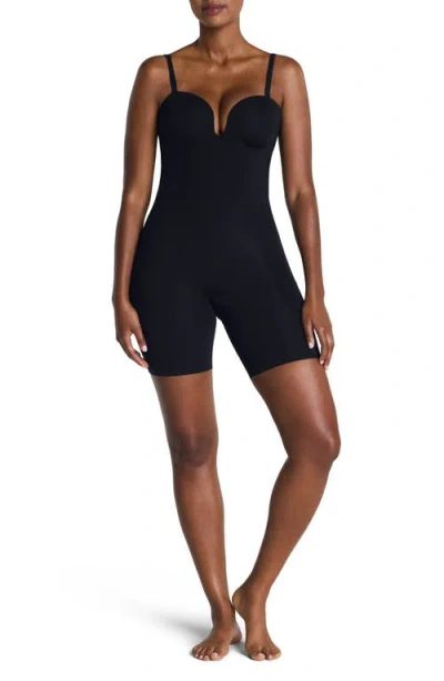 Spanx ® Convertible Mid-thigh Bodysuit In Black