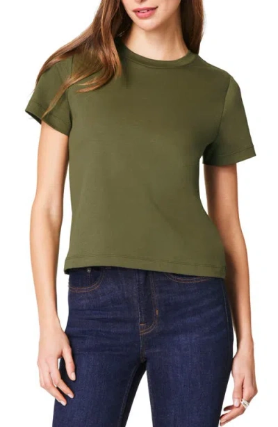 Spanx ® Cool Cotton Crewneck T-shirt In Dark Pine