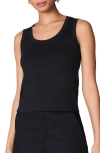 Spanx ® Cool Cotton Tank Top In Classic Black