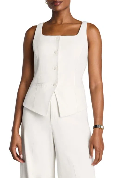 Spanx ® Cotton Blend Vest In White