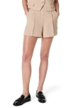 Spanx ® Crepe Shorts In Tahini