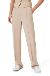 Spanx ® Crepe Straight Leg Pants In Tahini