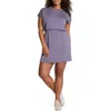 Spanx ® Crewneck Sweatshirt Dress In Blue