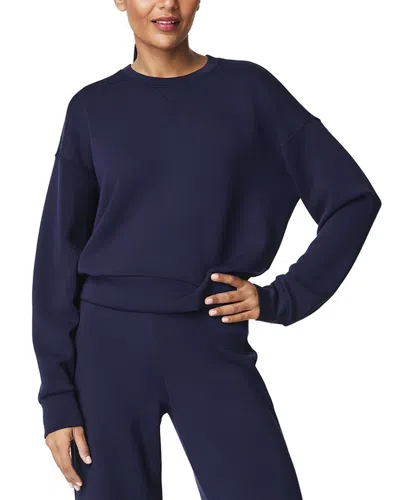 Spanx ® Crewneck Top In Blue