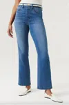 Spanx Flare Leg Pull-on Jeans In Blue