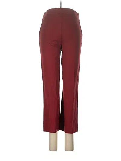 Pre-owned Spanx Dress Pants In Burgundy