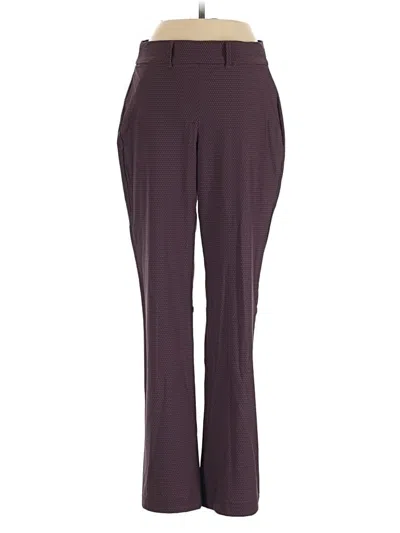 Pre-owned Spanx Dress Pants In Burgundy