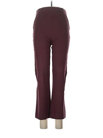 Pre-owned Spanx Dress Pants In Burgundy