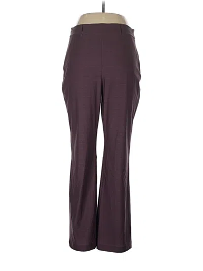 Pre-owned Spanx Dress Pants In Burgundy