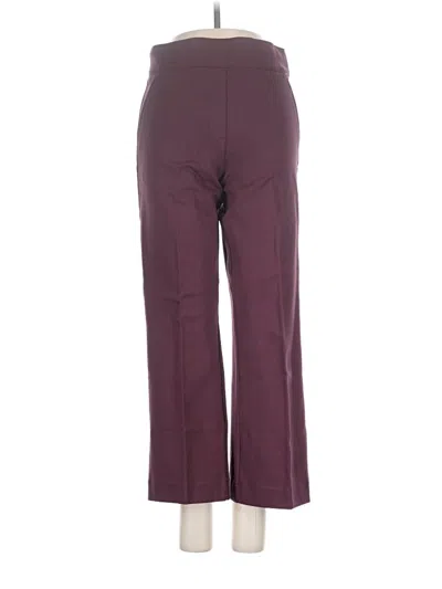 Pre-owned Spanx Dress Pants In Burgundy
