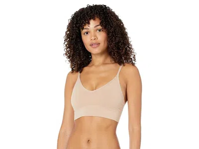 Spanx Ecocare Everyday Shaping Longline Bralette In Brown