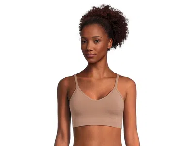 Spanx Ecocare Everyday Shaping Longline Bralette In Brown