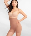 Spanx Everyday Seamless High-waist Shorty In Cafe Au Lait