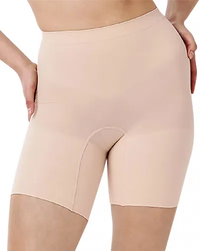Spanx Everyday Seamless Shaping Shorts In Burgundy