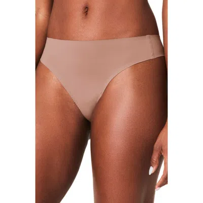 Spanx ® Fit-to-you Assorted 3-pack Thongs In Cafe Au Lait/leopard/black