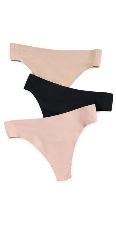 Spanx Fit To You Thong 3 Pack Multi