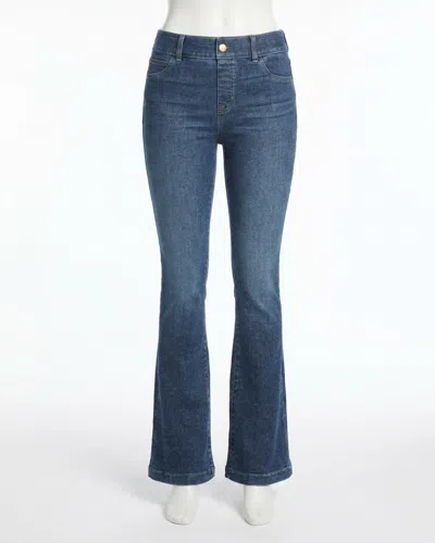 Spanx Flare Jeans In Authentic Blue In Multi