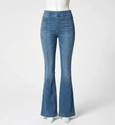 Spanx Flare Midnight Jeans In Indigo In Blue