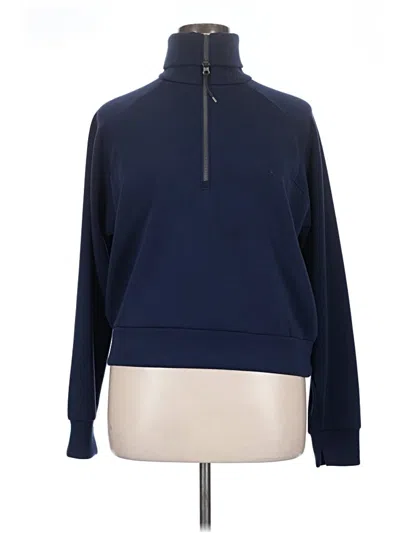 Pre-owned Spanx Fleece Jacket In Blue