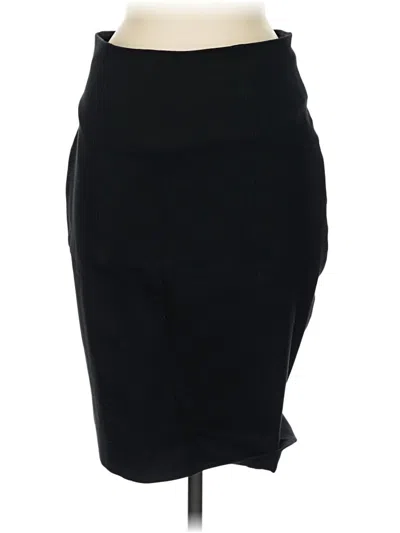 Pre-owned Spanx Formal Skirt In Black