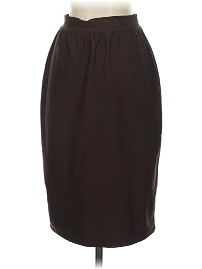 Pre-owned Spanx Formal Skirt In Brown
