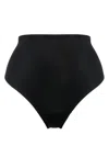 Spanx Full-coverage Shaping Thong In Black