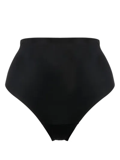 Spanx Full-coverage Shaping Thong In Black