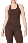 Spanx ® Get Moving Contour Crossback Shelf Tank In Espresso