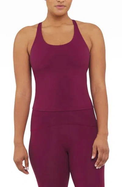 Spanx ® Get Moving Contour Crossback Shelf Tank In Purple