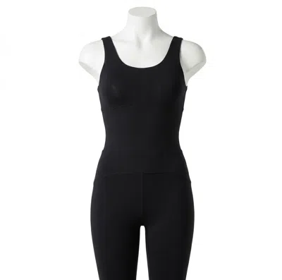 Spanx Get Moving Contour Tank Top In Very Black In Pink