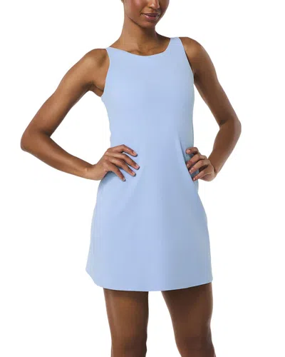 Spanx ® Get Moving High Neck Dress In Blue