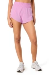 Spanx Booty Boost Run Shorts In Petunia In Pink