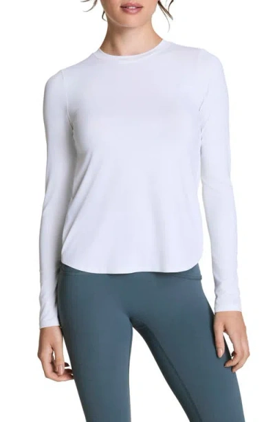 Spanx ® Get Moving Long Sleeve Top In White