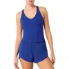 Spanx ® Get Moving V-neck Active Tank In Cerulean Blue