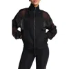 Spanx ® Gm Sheer Full Zip Jacket In Black