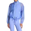 Spanx ® Gm Sheer Full Zip Jacket In Purple
