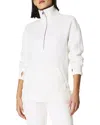 Spanx Heavyair Half Zip Tunic In White