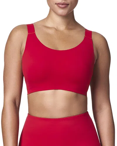 Spanx High Impact Sports Bra In Red