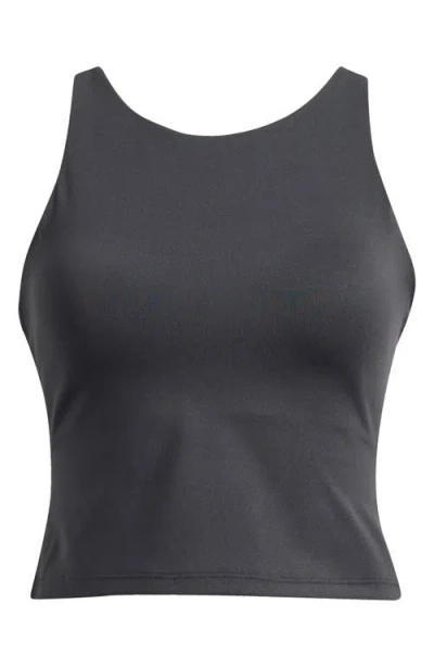 Spanx ® High Neck Crop Tank In Gray