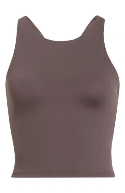 Spanx ® High Neck Crop Tank In Purple