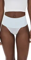 Spanx High Rise Thong Sky In Sky