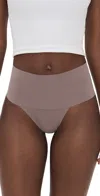 Spanx High Rise Thong Smoke In Smoke