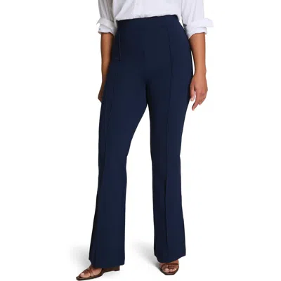 Spanx ® High Waist Flare Leg Stretch Ponte Pants In Blue