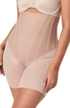 Spanx Ultra-sculpt Mid-thigh Shaping Shorts In Natural Bronze