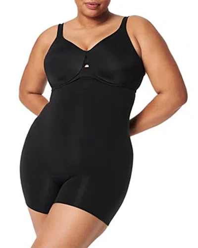Spanx Everyday Seamless Sculpting High-waisted Shorts In Very Black