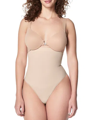 Spanx High Waisted Thong In Soft Nude