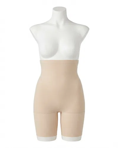 Spanx High Waist Mid Short In Soft Nude In Neutral